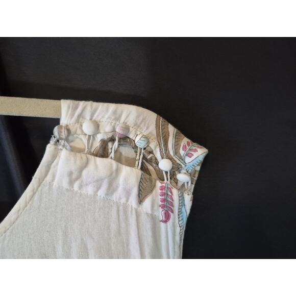 Roller Rabbit Womens Multicolor Morjim Palm Emanelle Jumpsuit Medium - Picture 7 of 13